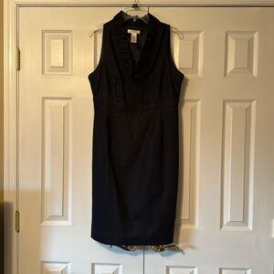 London Times Dress Denim ,Size 14